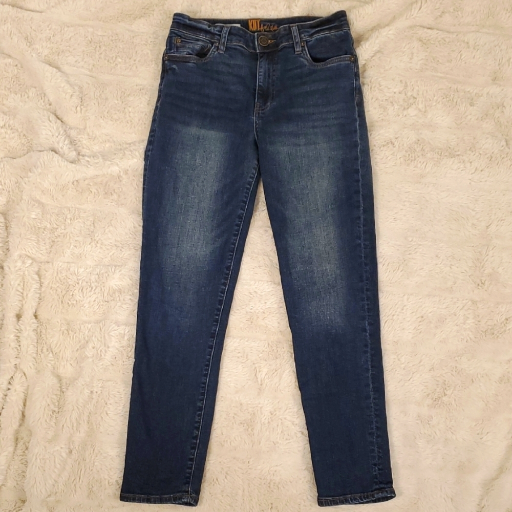 Kut From The Kloth Katy High Rise Ankle Straight Leg Jeans 0
